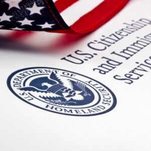 Photograph of a U.S. Department of Homeland Security logo.